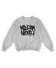 MIDNIGHT12AM [Fleece Line Option] Signature Logo Oversized Premium Double-Sided Sweatshirt 4 Colors (Type A)
