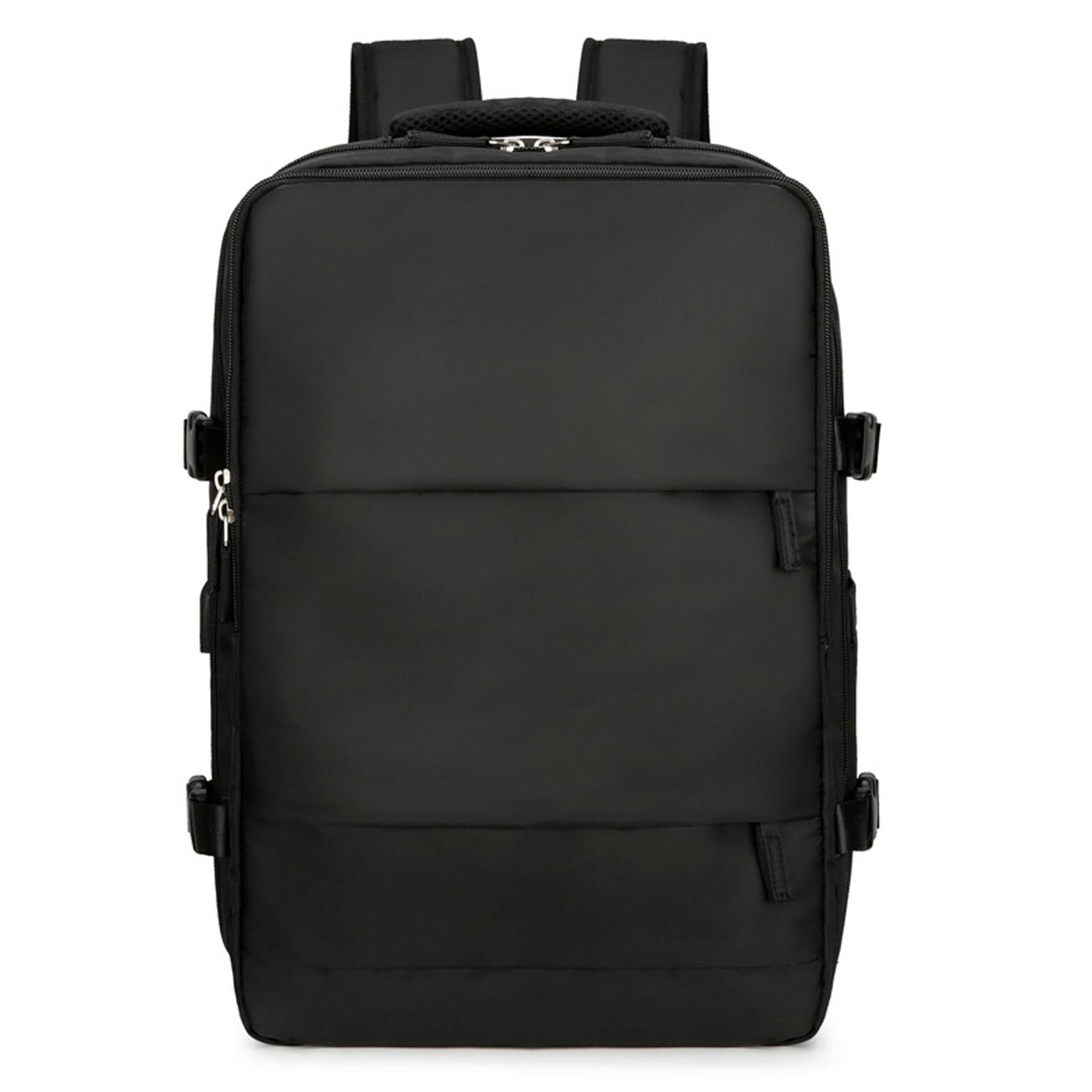 

Рюкзак для путешествий на открытом воздухе, рюкзак большой емкости, рюкзак для ноутбука, повседневный рюкзак с зарядкой через USB 2217 чёрный