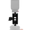 Camera Mount Clamp 360-degree Swivel 17mm Ball Head Magic Arm with Clamp Camera Adapter Clip with 1/4" Thread for GoPro Camera