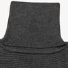 RIDIFI Wool Turtleneck Knit Scarf (charcoal)