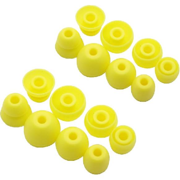 Силиконовые Наконечники Сменные Насадки для Наушников для Powerbeats Pro, Beats X, Beats Flex, Urbeats, BeatsTour Беспроводные Наушники Наконечники Чехлы, S/M/L, 8 Пар, жёлтый