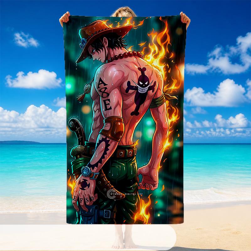 One Piece Beach Towel, Soft Large Absorbent Towel For Beach Swimming Pool Travel Vacation