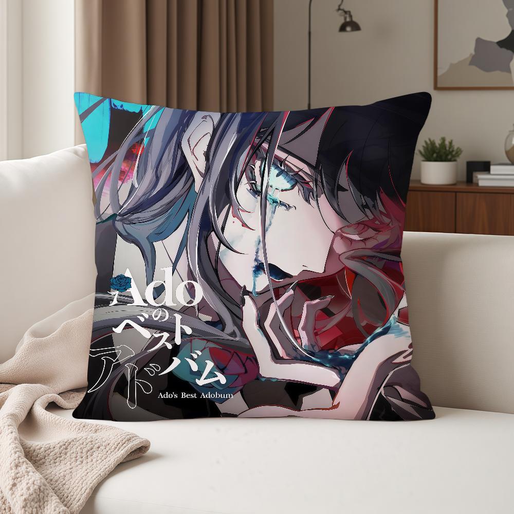 

Japanese Singer A-Ado Pillow Case Suitable For Bedrooms Living Rooms Cars Home Decoration 12x12Inch