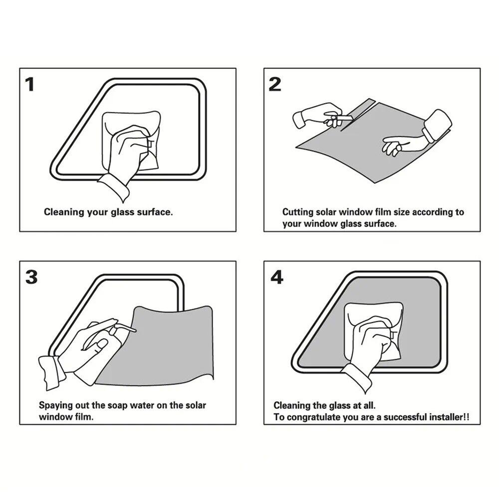 Window Tint Film VLT 15% 25% Privacy Tinted Dark Window Film Car Window Sunshade Sun Protector For Car