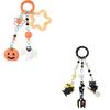 Geister Kürbis Schlüsselanhänger Anhänger Mit Metalllegierung Konstruktion Halloween Zubehör Für Tasche Geldbörse Handy Anhänger