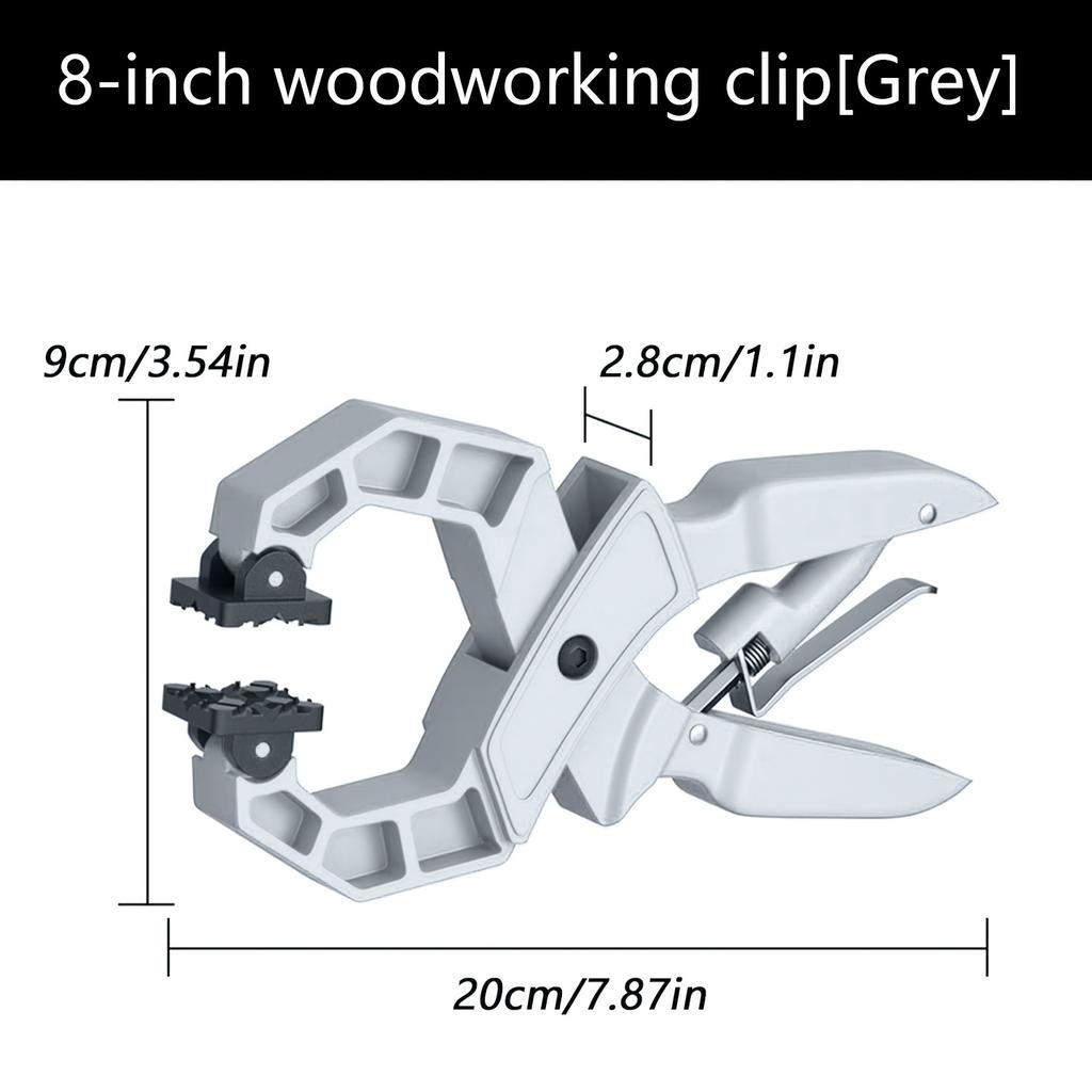 8inch Woodworking Clamp Carpentry Clip Quick Ratchets Carpenter Tool Wood Fixing Tools Enduring Heavy Duty Jaw Opening Clamps