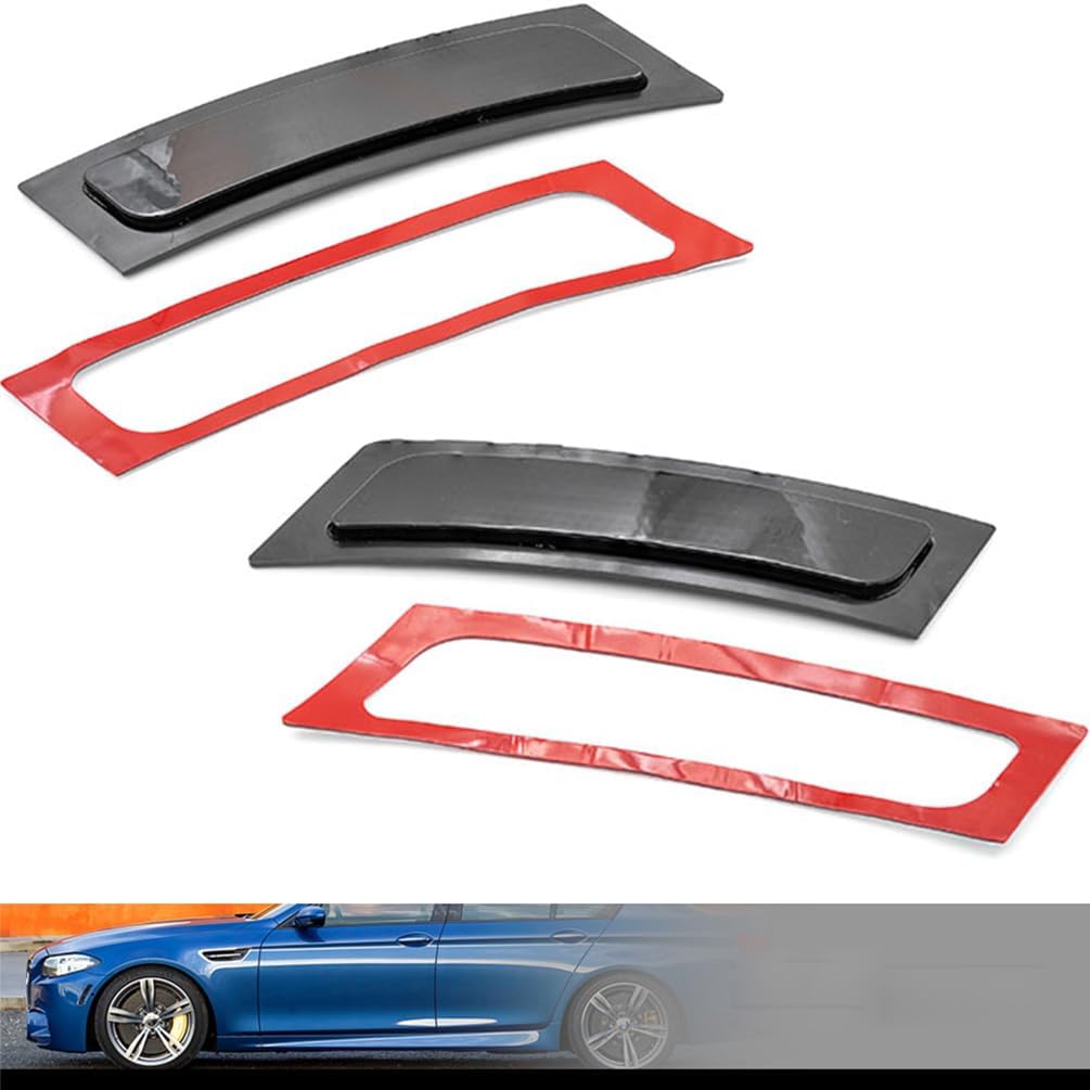 Black Side Markers Reflector Lens for 2011-2016 BMW 5 Series F10 Sedan M5 525i 528i 530i 535i 545i 550i 2012-2018 BMW 6 Series F12 F13 F06 M6 640i