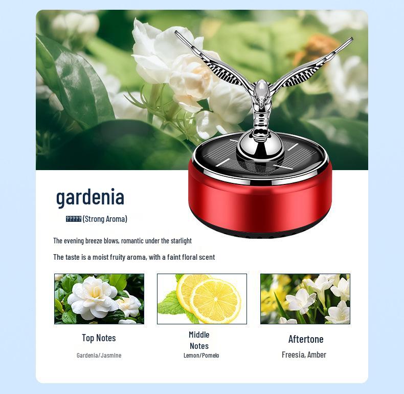 Solar-Powered Eagle Car Perfume Ornament: Slow Rotating Aromatherapy & Decoration