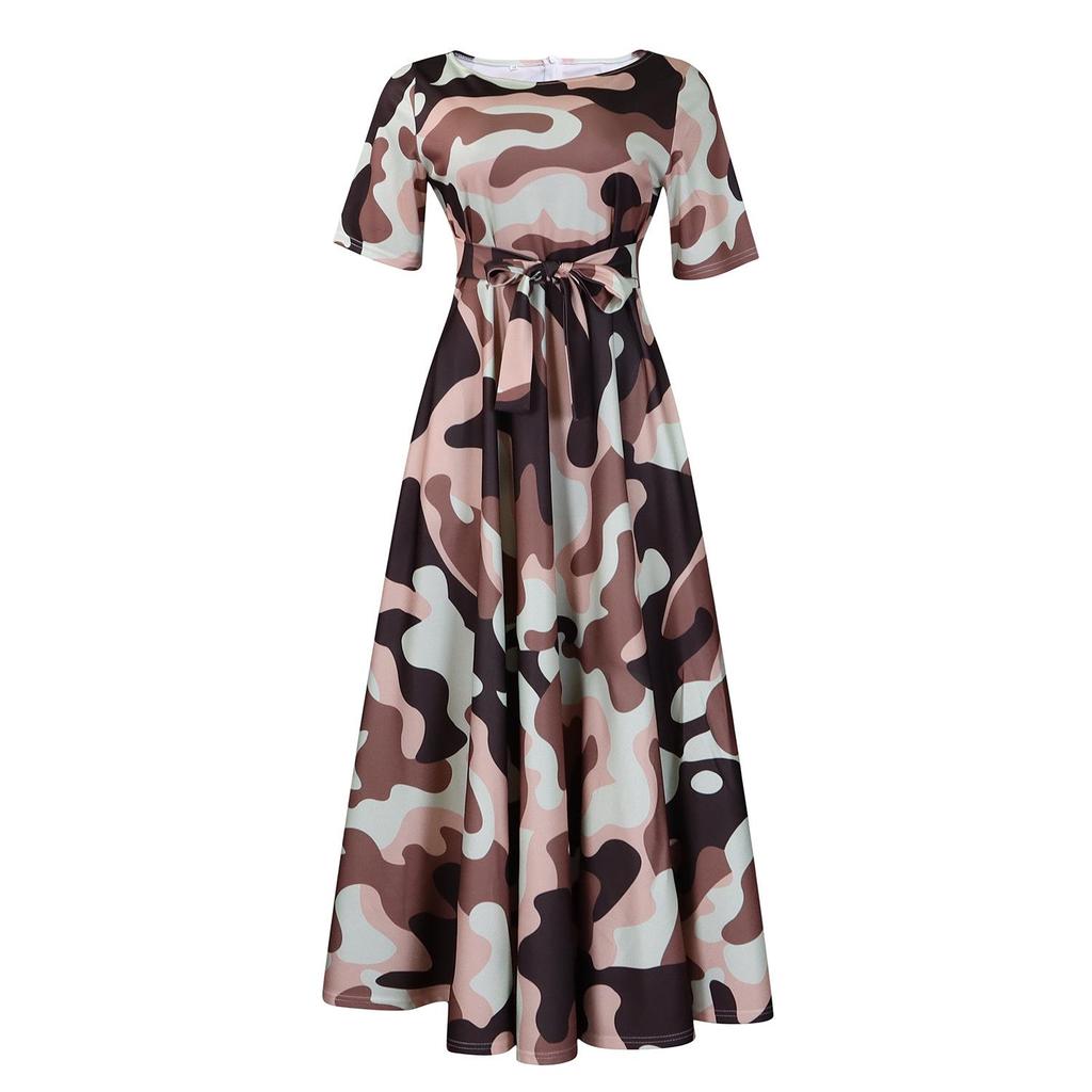 2024 Noua rochie din dantela africana pentru femei: Cu mâneci scurte, leagăn mare, mărime Plus, modă elegantă