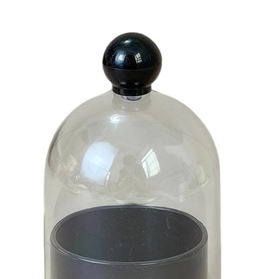 Dispensador de Palitos de Dente com Tampa de Domo Transparente, Recipiente Moderno para Armazenamento de Palitos de Dente, Caixa Porta-Palitos de Dente para Mesa de Jantar da Cozinha