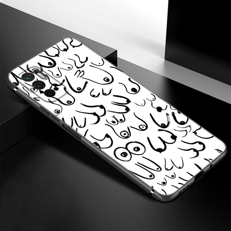 

Чехол для телефона с принтом «Сиськи» для Xiaomi Redmi Note 7 8 9 10 Lite 11 11E 11T 12 Pro 11S 4G 10T 5G 8T 9S 10S, мягкий черный чехол из ТПУ Redmi Note 7(Pro)