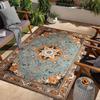European Persian Style Living Room Carpet Non-slip Security Bedroom Mat for Kids Large Size Decorative Bathroom Kitchen Area Rug