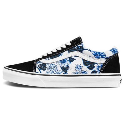 Old Skool Floral Blue Unisex Sneakers White VN0A7Q2JY6Z