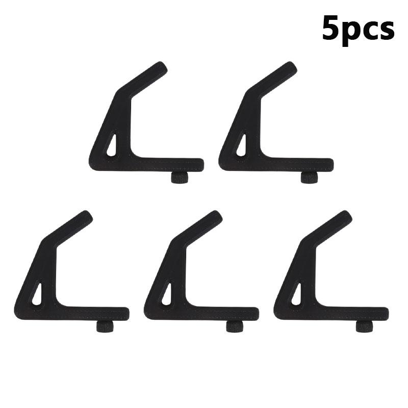 

5 шт. Универсальные крючки для полок с расстоянием между отверстиями 10,3 мм Крючки для хранения Вспомогательные крючки для гаража Фурнитура для полок Крючки-поддержки