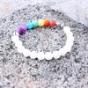Stunning 2020 New Black Stone Synthetic Yoga Bracelet Featuring Colorful Elephant Design