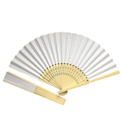 Summer Portable Fan DIY Hand Drawn Paper Fan