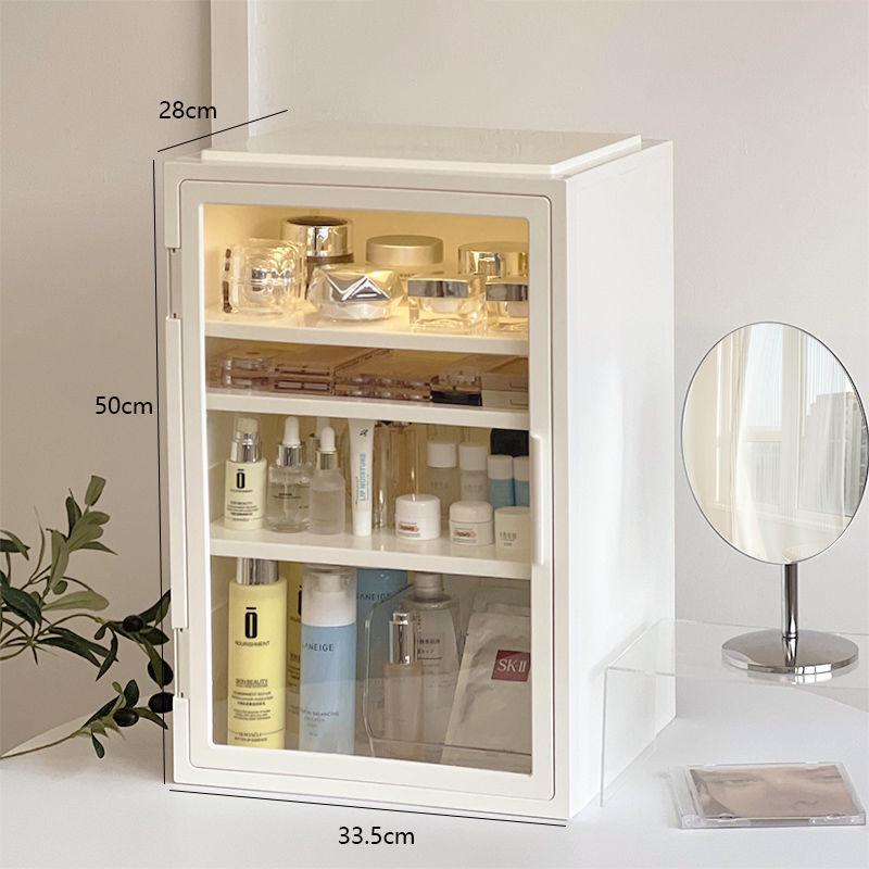 Large Capacity Dustproof Cosmetics & Skincare Storage Box