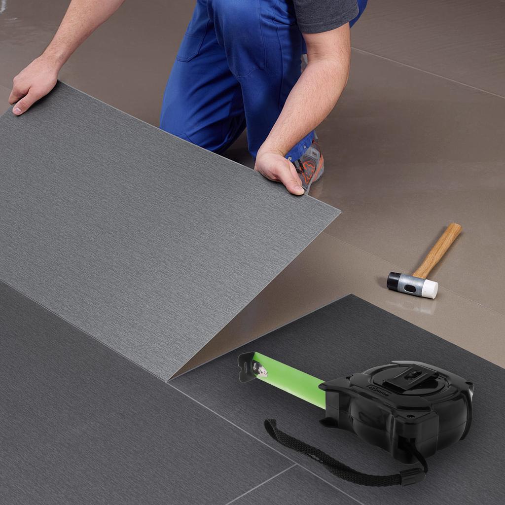 5-10M Self Locking Fluorescent Tape Measure Heavy Duty Professional Construction DIY