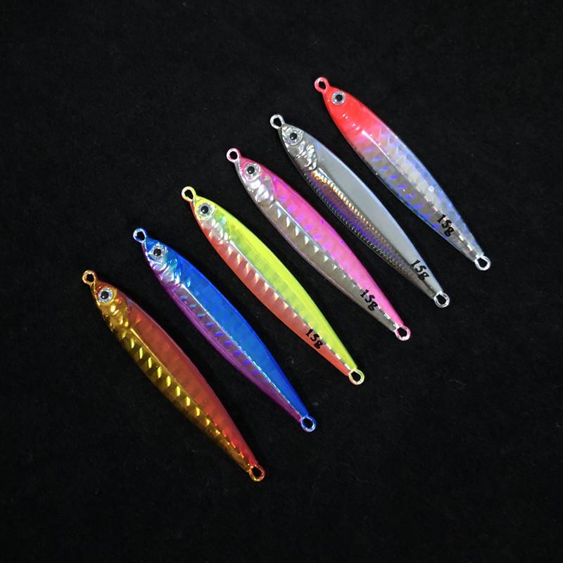 Wanya Japanese Style Imitation Fish Metal Lure Set: Small Iron Plate Hook & Lead Bait.