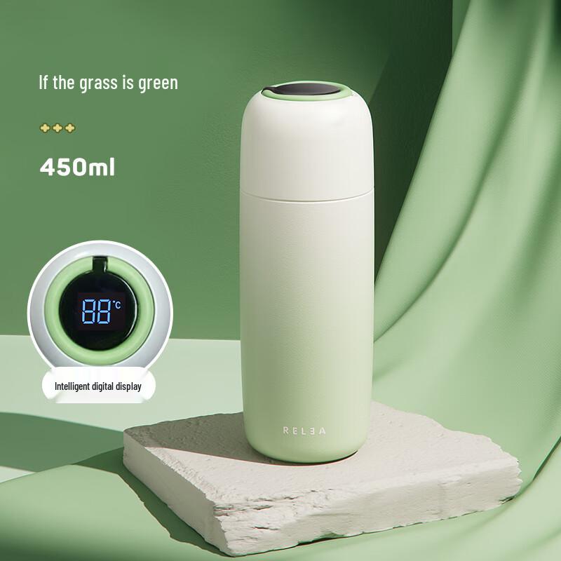 RELEA 316L Stainless Steel Insulated Mug with Digital Display