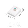 White Jewelry Display Stand for Bracelets, Rings, and Necklaces