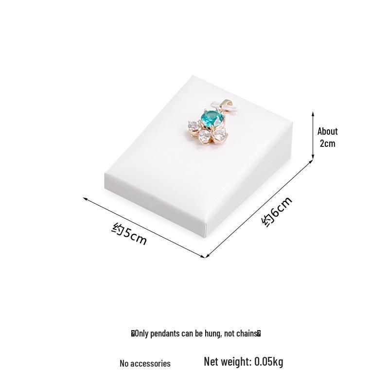 White Jewelry Display Stand for Bracelets, Rings, and Necklaces