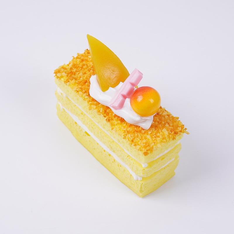 Artificial Mousse Cake Fake Cake Model Dessert Decoration Photography Prop Dessert Shop Window Display Ornament Tea Table Decor