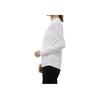 Nike Logo Print Pullover Crew Neck Long Sleeve T-Shirt Women Tops White FJ0442-100
