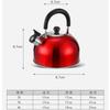 Stainless Steel Whistling Kettle Nordic Creative Colorful Whistle Bottle Beep Pot Universal Gas Stove Induction Cooker Cookware
