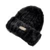 Hat women's autumn and winter new warm plush hat showing a small face knitted pullover hat fashionable versatile ear protector cold hat
