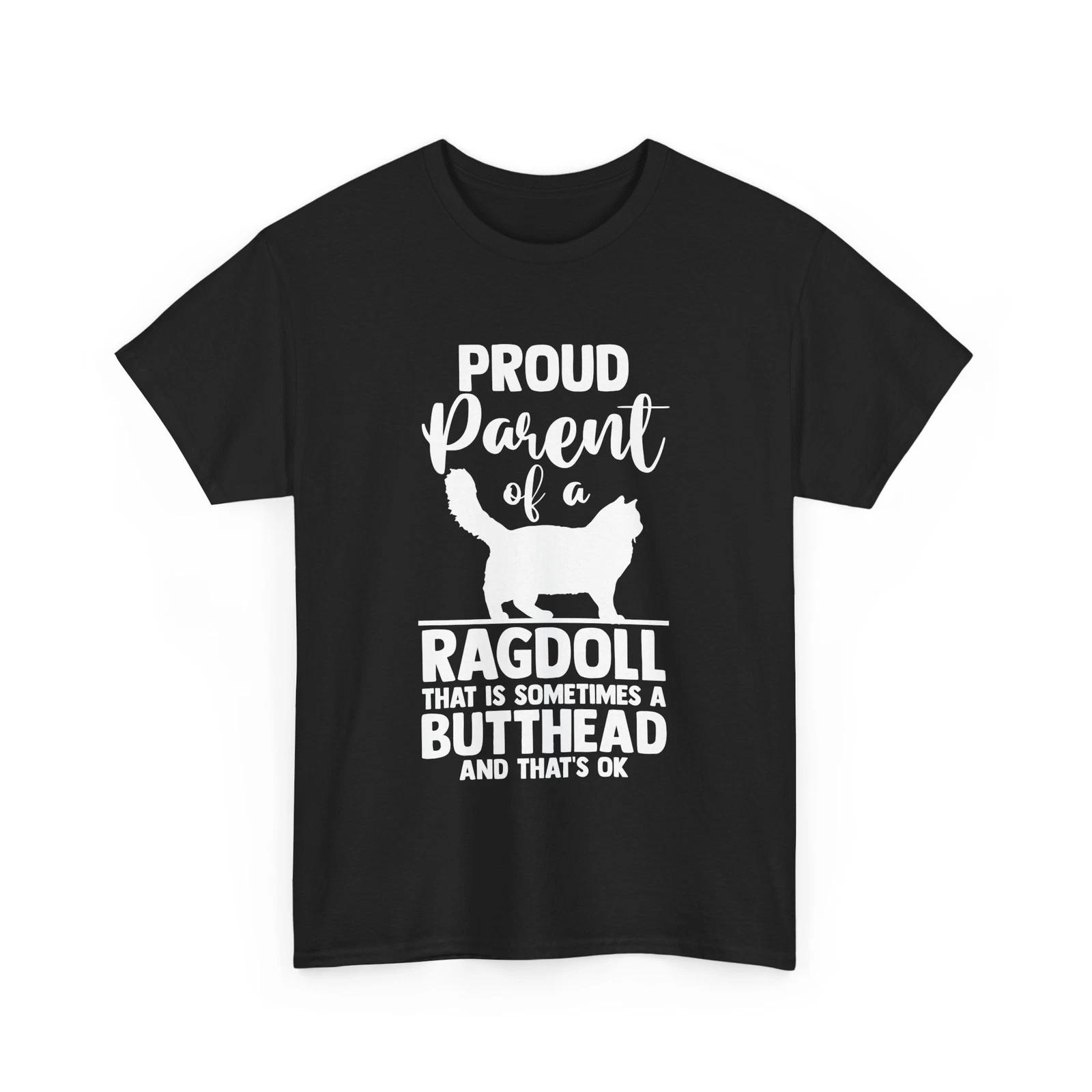 Funny Proud Parent Of A Ragdoll T shirt Cat Lover Cat Mom M