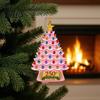Christmas Party Supplies 5 Pcs 2D Flat 250 Anniversary USA Tree Ornament, Year Decorative Wall Hanging of America 1776-2026 Acrylic Patriotic