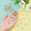 60Pcs 2 Colors Alloy Charms with Rhinestone Cadmium Free & Lead Free Heart Platinum & Light Gold 17x15x2mm Hole: 2.5mm 30pcs/color