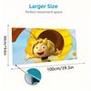 Maya the Bee Print  Cushion Non-slip Laptop Tablet Big Mousepad XXL Mat Mini PC Playmat With Lock edge