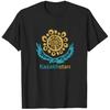 Kazakhstan Gift Republic Kazaks Kazakh T-Shirt 100% Cotton O-Neck Short Sleeve Casual Mens T-shirt Streetwear - Men's Summer ...