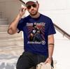 Tom Kaulitz Tokiohotel 2026 New Fashion Heavyweight Hot Selling Retro Printed Pattern Fun Round Neck Tshirt For Daily Comfort