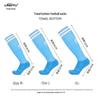 Men's High-Top Jacquard Logo Football Socks with Terry Bottom