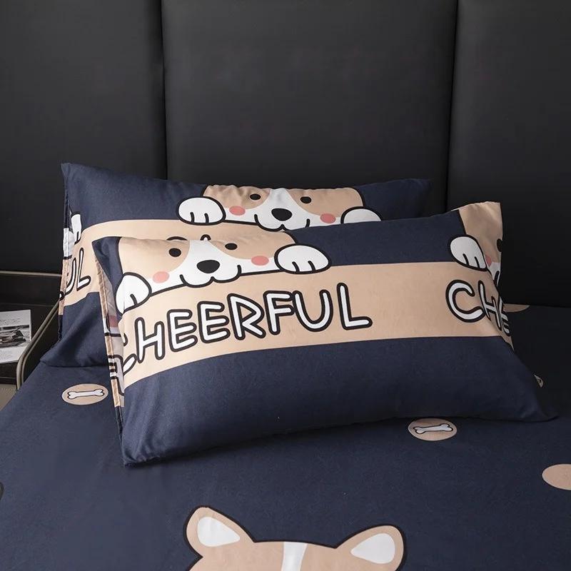 2 Pieces Set 48x74cm Breathable Pillowcase Polyester Envelope Pillow Cover for Summer Sleeping Funda Almohada Funda De Almohada