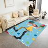 Pippi Adventures Floor Rug Office Rug Design for Game Room Balcony Playrooms Decorate room Anti-slip Rug Anime Office Decor Spiritual Gift