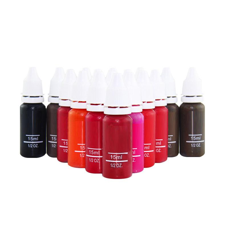 Baode Permanent Makeup Pigment til Øjenbryn, Læber og Eyeliner – Begyndervenligt og Nemt at Påføre.