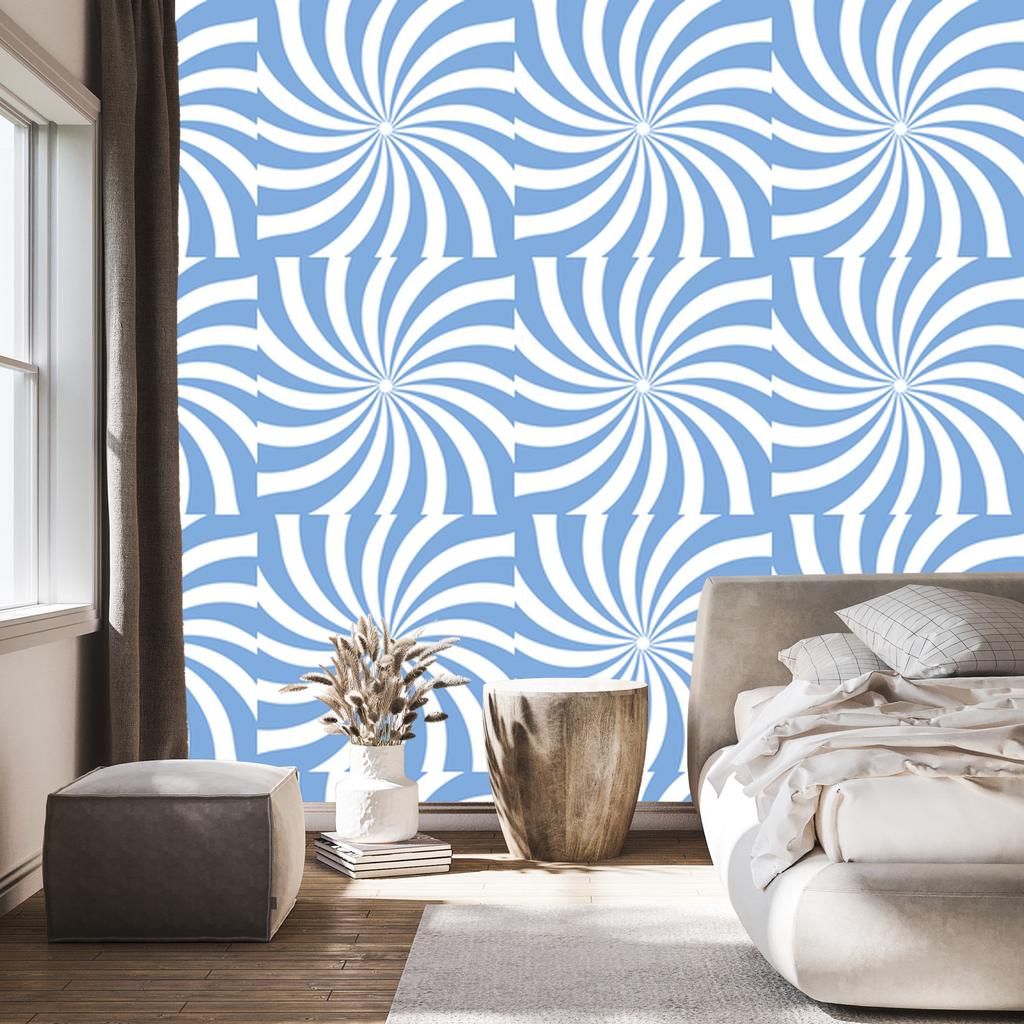 Hippie Wallpaper Azure Background, Azure Background for Living Room and Bedroom 50x1000