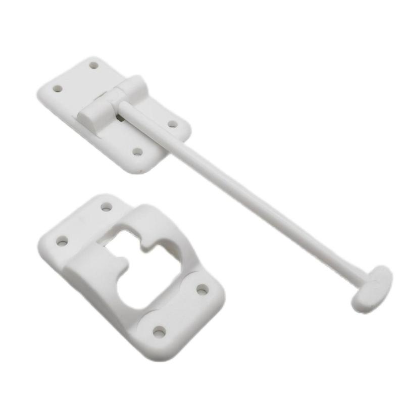 Travas de Entrada com Parafuso para RVs Suporte de Porta Tipo T Travas Gancho Retentor e Ferragens Travas de Porta de Entrada para Campistas