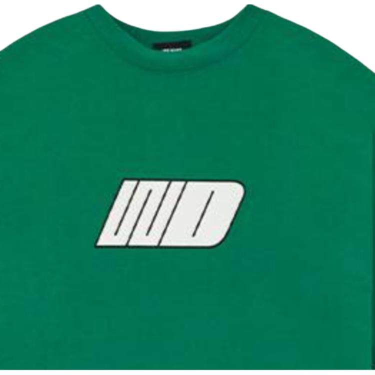 We11done Ss22 Logo Print Short Sleeve T-Shirt Unisex Tops Green WD-TT1-22-674-U-GR