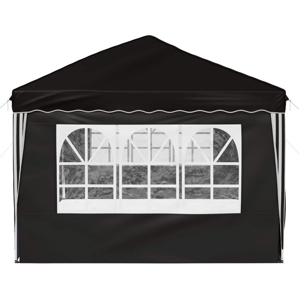 Pop Up Party Tent 575 X 288 X 245 Cm Black