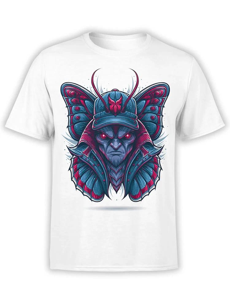 Night Moth Samurai Fantasy TShirt Unisex S