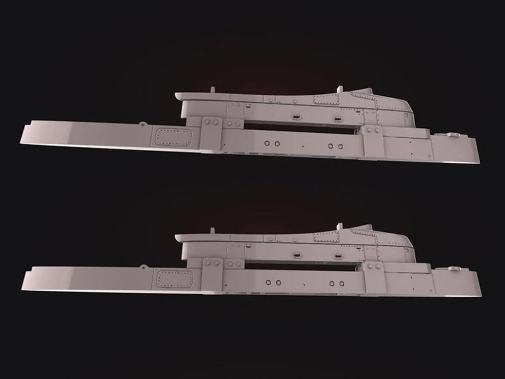 Barracuda Studios Sukhoi Fencer Ukrainian Air Force Storm Shadow Pylons Plastic Model Parts BRAR72540 1/72 Su-24 (2 pieces) (Aircraft)