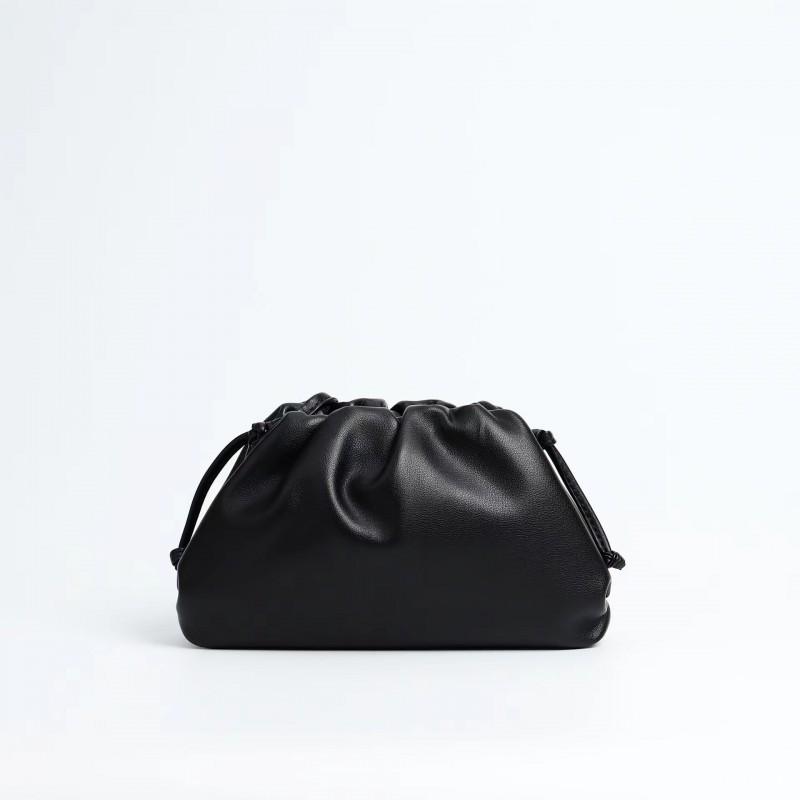 Soft Cloud Shape Leather Crossbody Bag