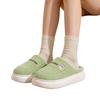 Comfortable Toe Winter Cotton House Slippers for Indoor Home Use
