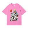 Anime Dragon Ball Cotton T-Shirt Android 18 Lazuli Premium Cotton T-Shirt Tops