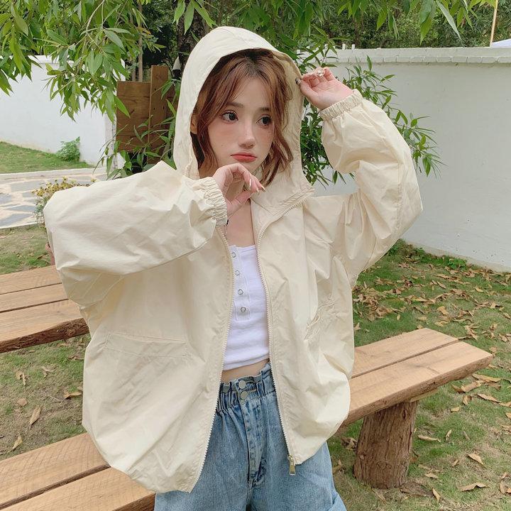 Spring and Autumn Hooded Short Jacket Jacket Women's Design Sense Casual Loose Jacket Top